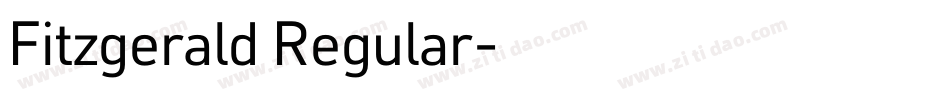 Fitzgerald Regular字体转换